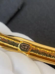 Chanel Gole Metal Pen Brooch