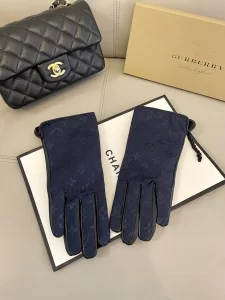 Louis Vuitton Blue Monogram Canvas Glove
