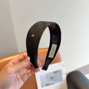Gucci Black GG Canvas Fabric Headband