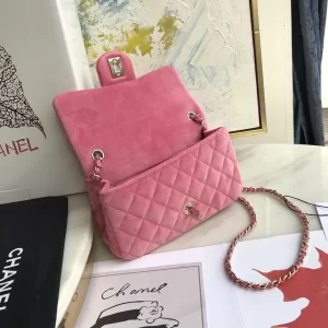 Luxury Womens Handbags Chanel Mini Velvet Flap Bag 20x13x7CM A118PP750 AA138862