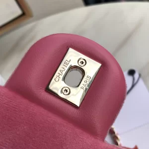 Luxury Womens Handbags Chanel Mini Velvet Flap Bag 20x13x7CM A118PP750 AA138862