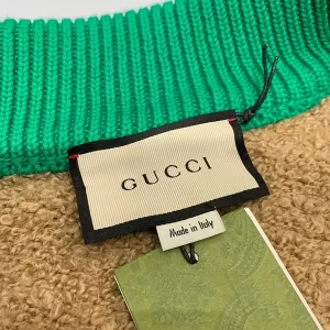 Luxury Womens Clothing Gucci Alpaca Wool Jacquard Cardigan SML A154PP580 AA146114