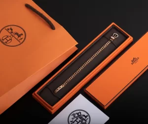 Luxury Womens Jewelry Hermes Boucle Sellier Gold Bracelet A205PP300 AA146197