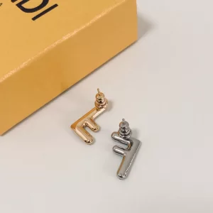 Luxury Womens Jewelry Fendi Crystals FF Motif Earring A39PP125 AA146348