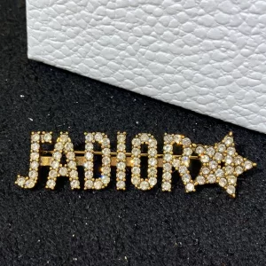 Luxury Womens Jewelry Dior Crystals Jadior Brooch A205PP150 AA146874