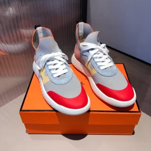 Luxury Womens Shoes Hermes 2020 21FW Crew High Top Sneaker 35 To 41 A151PP430 AA147496