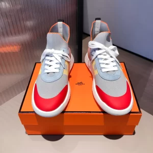 Luxury Womens Shoes Hermes 2020 21FW Crew High Top Sneaker 35 To 41 A151PP430 AA147496