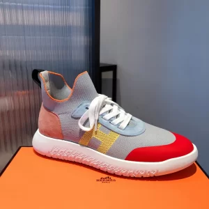 Luxury Womens Shoes Hermes 2020 21FW Crew High Top Sneaker 35 To 41 A151PP430 AA147496