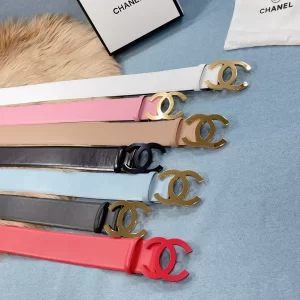 Luxury Womens Belts Chanel Large CC Logo Belt in Calfskin 50MM A175PP280 AA148918