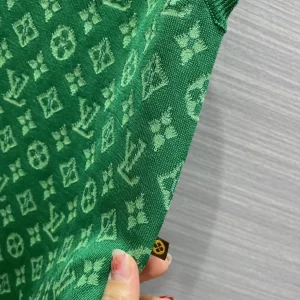 Luxury Womens Clothing Louis Vuitton Monogram Vest Dress Green SML A154PP480 AA148871