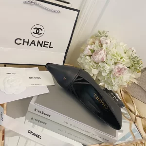 Luxury Womens Shoes Chanel CC Logo Pumps Black 70MM 35 To 40 A151PP430 AA148779