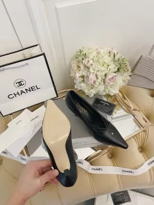 Luxury Womens Shoes Chanel CC Logo Pumps Black 70MM 35 To 40 A151PP430 AA148779