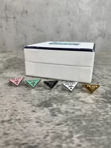 Luxury Womens Jewelry Prada Symbole Triangle Logo Rings Gold A152PP130 AA149814