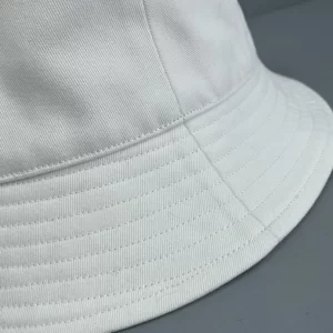 Luxury Womens Hats Celine Bucket Hat in OFF White Cotton 60585 A141PP170 AA150480