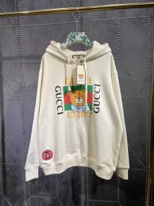 Gucci x Kai Logo Hooded Cotton Sweatshirt 