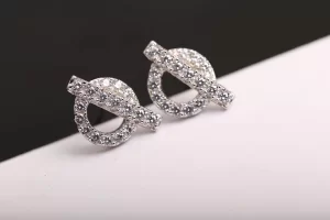 Hermes Finesse Diamonds Stud Ring 