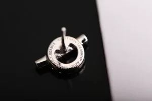 Luxury Womens Jewelry Hermes Finesse Diamonds Stud Ring A205PP200 AA150809