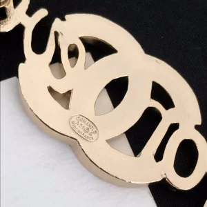 Luxury Womens Jewelry Chanel Crystal CC Gold Forever Brooch A39PP148 AA150912