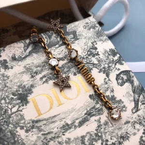 Dior Jadior Earrings Crystals Star 