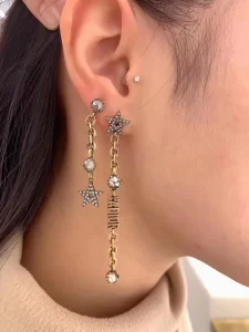 Luxury Womens Jewelry Dior Jadior Earring with Crystals Star A39PP138 AA150907