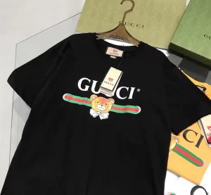 Luxury Womens Clothing Gucci x Kai Black Cotton T Shirt SML A29PP280 AA151407