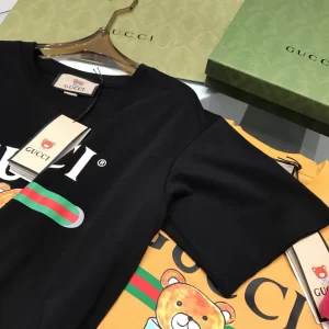 Luxury Womens Clothing Gucci x Kai Black Cotton T Shirt SML A29PP280 AA151407