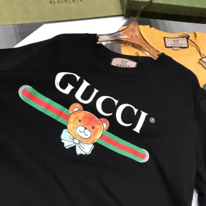 Luxury Womens Clothing Gucci x Kai Black Cotton T Shirt SML A29PP280 AA151407