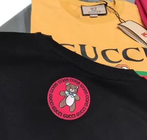 Luxury Womens Clothing Gucci x Kai Black Cotton T Shirt SML A29PP280 AA151407