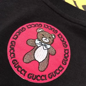 Luxury Womens Clothing Gucci x Kai Black Cotton T Shirt SML A29PP280 AA151407