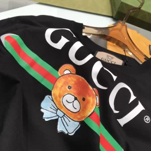 Luxury Womens Clothing Gucci x Kai Black Cotton T Shirt SML A29PP280 AA151407