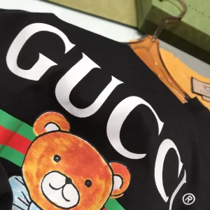 Luxury Womens Clothing Gucci x Kai Black Cotton T Shirt SML A29PP280 AA151407