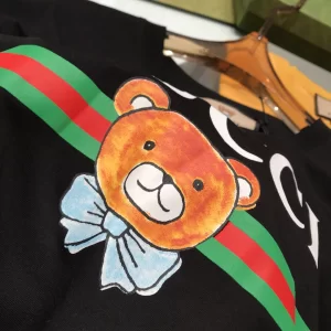 Luxury Womens Clothing Gucci x Kai Black Cotton T Shirt SML A29PP280 AA151407