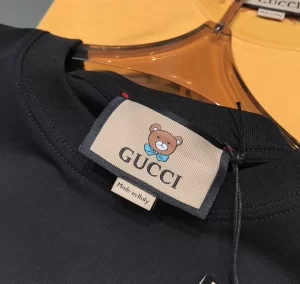 Luxury Womens Clothing Gucci x Kai Black Cotton T Shirt SML A29PP280 AA151407