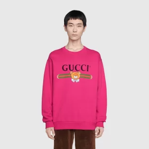 Luxury Womens Clothing Gucci x Kai Rose Cotton SweatShirt SML A29PP480 AA151410