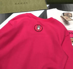 Luxury Womens Clothing Gucci x Kai Rose Cotton SweatShirt SML A29PP480 AA151411