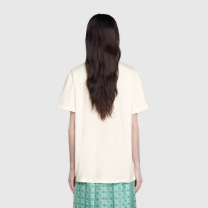Luxury Womens Clothing Gucci x Kai White Cotton T Shirt SML A29PP280 AA151405
