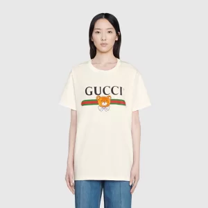 Luxury Womens Clothing Gucci x Kai White Cotton T Shirt SML A29PP280 AA151406