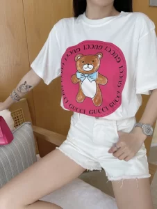 Luxury Womens Clothing Gucci x Kai White Cotton T Shirt SML A29PP280 AA151409