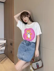 Luxury Womens Clothing Gucci x Kai White Cotton T Shirt SML A29PP280 AA151409