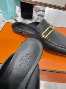 Luxury Womens Shoes Hermes Camilla Mule in Black Calfskin 35 To 40 A136PP510 AA152869