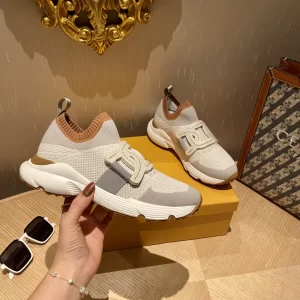 Tods Technical Fabric Sneakers White 