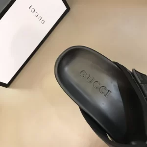Luxury Mens Shoes Gucci GG Supreme Thong Sandal 38 To 45 A151PP370 AA153186