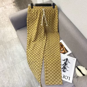 Luxury Womens Clothing Gucci Vintage GG Supreme Canvas Pants SML A154PP480 AA153373