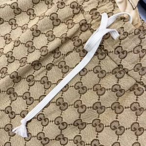 Luxury Womens Clothing Gucci Vintage GG Supreme Canvas Pants SML A154PP480 AA153373