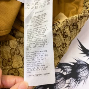 Luxury Womens Clothing Gucci Vintage GG Supreme Canvas Pants SML A154PP480 AA153373