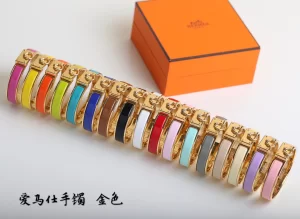 Luxury Womens Jewelry Hermes Clic Anneau Bracelet A205PP220 AA154474