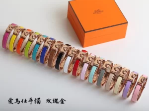 Luxury Womens Jewelry Hermes Clic Anneau Bracelet A205PP220 AA154474