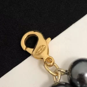 Luxury Womens Jewelry Chanel Round CC and Black Pearls Necklaces A39PP240 AA155732