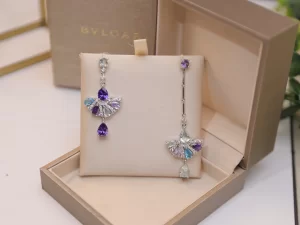 Luxury Womens Jewelry Bvlgari Diamonds Diva Earrings A152PP180 AA156328