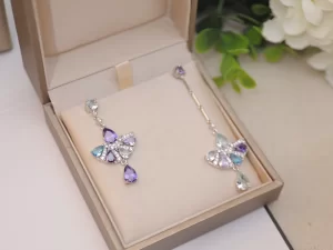 Luxury Womens Jewelry Bvlgari Diamonds Diva Earrings A152PP180 AA156328